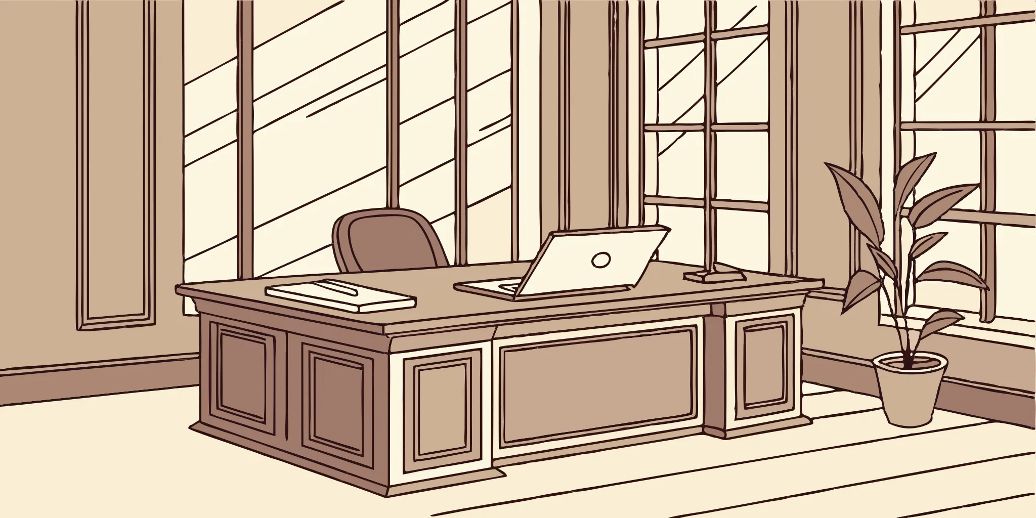 Private real estate loan paperwork on a desk.