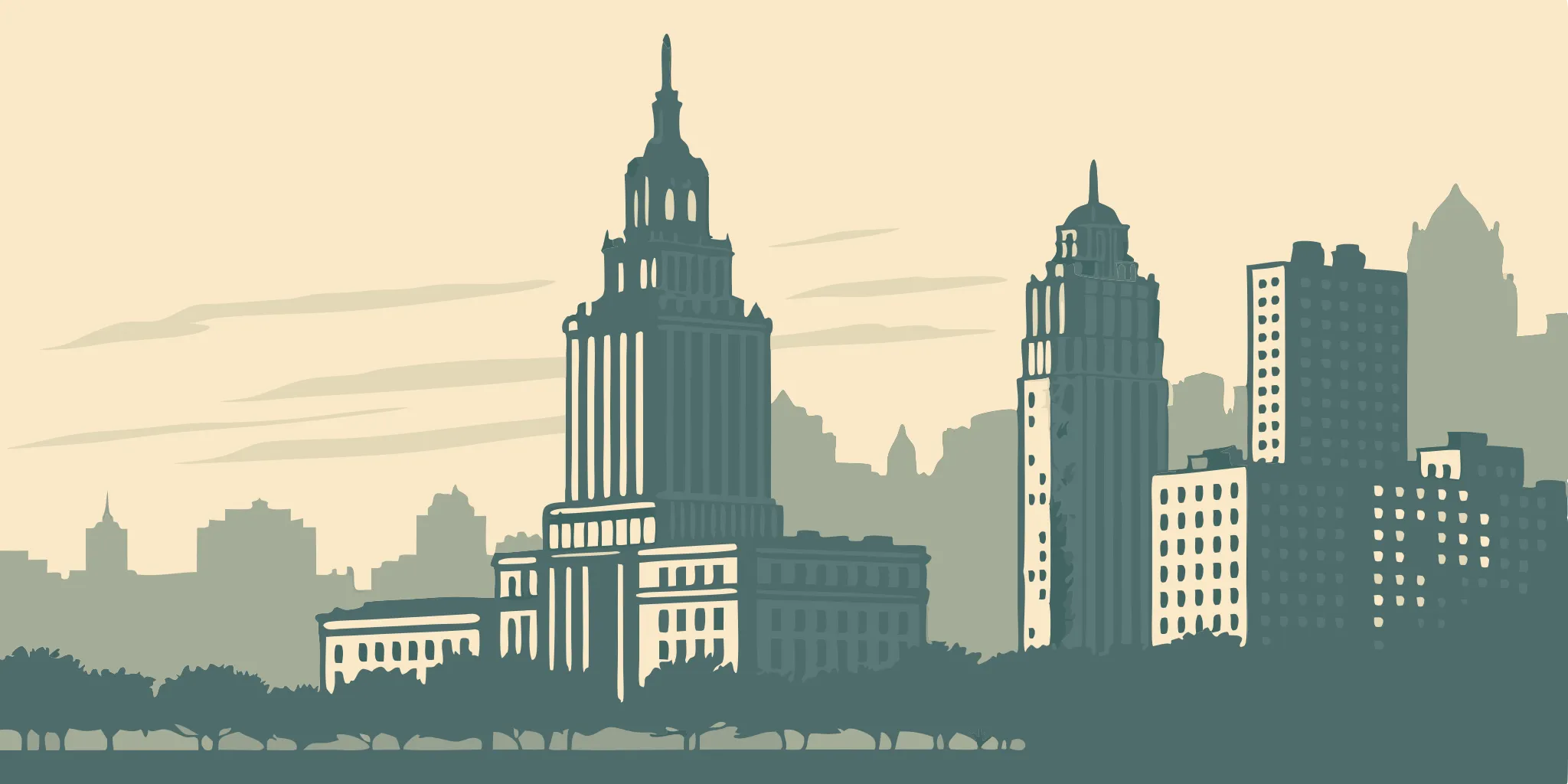 NJ skyline. DSCR loan in New Jersey for investors.